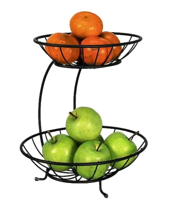 Copper_Copper_Fresh_Fruit_And_Vegetable_Basket(Set_Of_2,One_Big_And_One_Small_Basket)_White,_100_ML