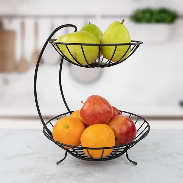 Copper_Copper_Fresh_Fruit_And_Vegetable_Basket(Set_Of_2,One_Big_And_One_Small_Basket)_White,_100_ML