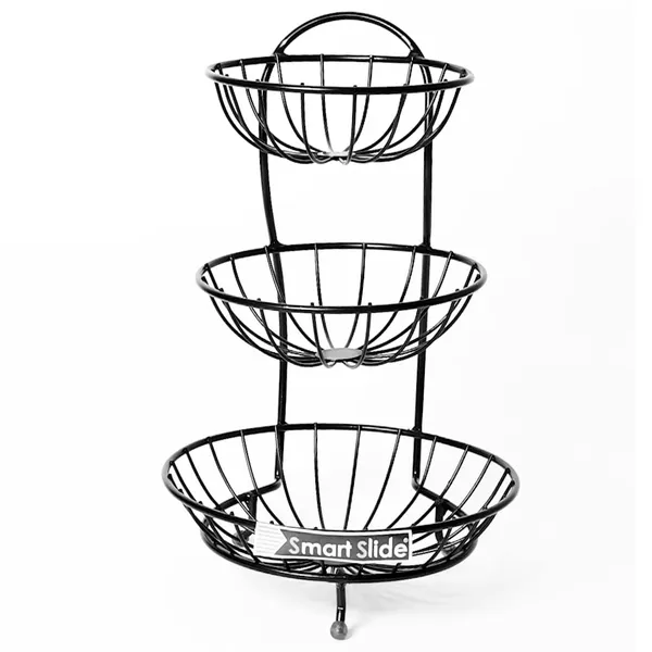 SMARTSLIDE_3_Tier_Steel_Fruit_and_Vegetable_Basket_for_Kitchen_-_Fruit_Basket_for_Dining_Table_-_Fruit_Bowl_|_Fruit_and_Vegetable_Stand_for_Kitchen_|_Counter_Top_Fruit_Rack,_Tiered_Shelf