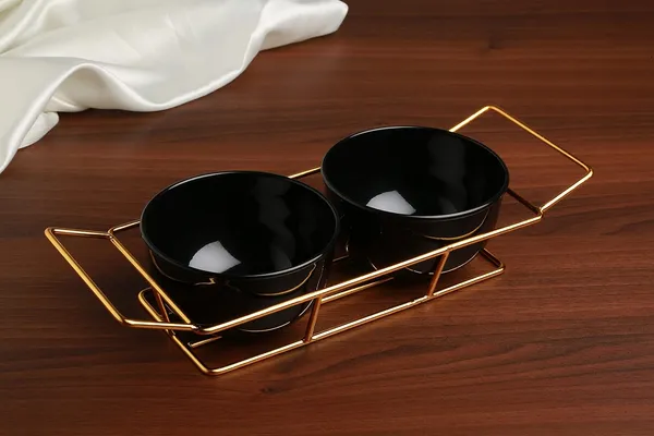 Copper_Serving_Metal_Two_Black_Color_Bowl_Serving_Set_with_Gold_Plated_Wire_Tray_Server_Set_for_Center_Table_for_Guest_Wedding_Return_Gifts