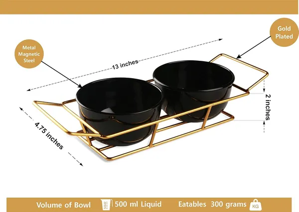 Copper_Serving_Metal_Two_Black_Color_Bowl_Serving_Set_with_Gold_Plated_Wire_Tray_Server_Set_for_Center_Table_for_Guest_Wedding_Return_Gifts