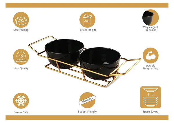 Copper_Serving_Metal_Two_Black_Color_Bowl_Serving_Set_with_Gold_Plated_Wire_Tray_Server_Set_for_Center_Table_for_Guest_Wedding_Return_Gifts