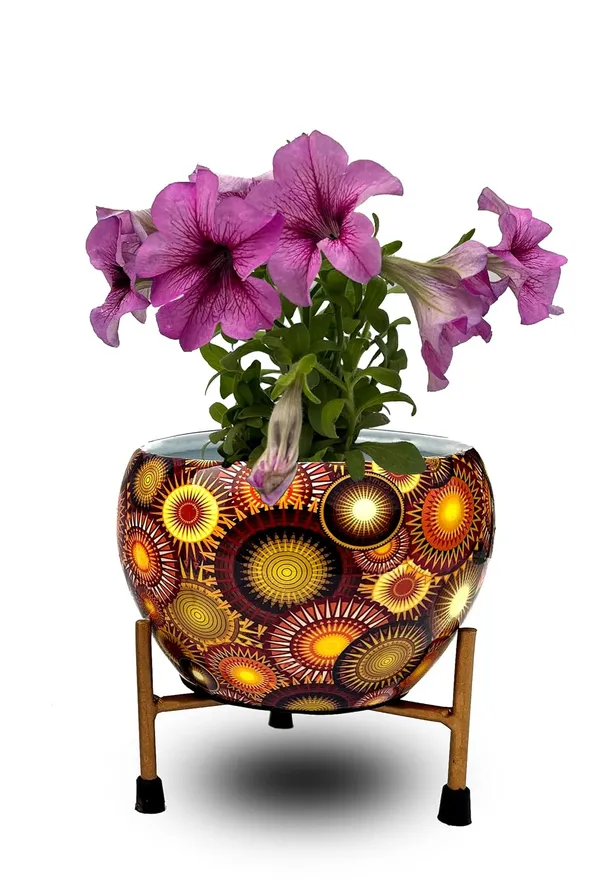 Copper_Designer_Indoor_Plant_Pots_with_Stand_-_Table_Top_Decorative_Metal_Plant_Pots_for_Living_Room,_Balcony_and_Garden_Gift_Pot