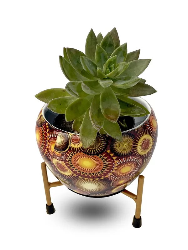 Copper_Designer_Indoor_Plant_Pots_with_Stand_-_Table_Top_Decorative_Metal_Plant_Pots_for_Living_Room,_Balcony_and_Garden_Gift_Pot