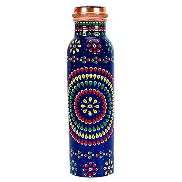 Copper_Printed_Copper_Water_Bottle;_1000_ml;_Set_of_1,_Blue