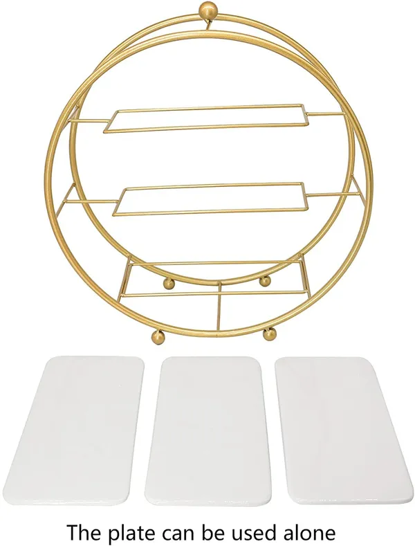 Copper_Gold_Plated_Round_Tea_Break_Buffet_Display_Pastry_Rack_Three_Tier_Sushi_Snack_Shelf_Banquet_Cold_Meal_Metal_Snacks_Organizer_|_Buffet_Server_|_Gold_and_White