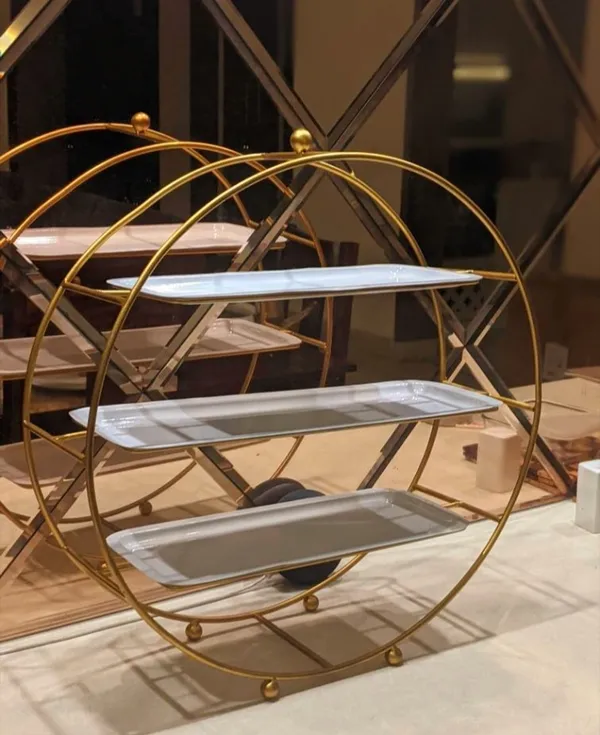 Copper_Gold_Plated_Round_Tea_Break_Buffet_Display_Pastry_Rack_Three_Tier_Sushi_Snack_Shelf_Banquet_Cold_Meal_Metal_Snacks_Organizer_|_Buffet_Server_|_Gold_and_White