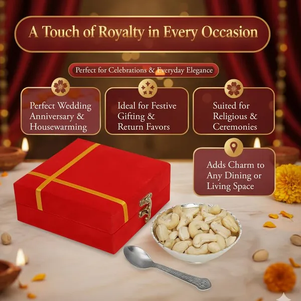 Copper_Silver_Plated_Decorative_Bowl_&_Spoon_Set_with_Red_Velvet_Box_–_Ornate_Floral_Design_–_Ideal_for_Diwali,_Wedding,_Anniversary,_Engagement,_Corporate_&_Pooja
