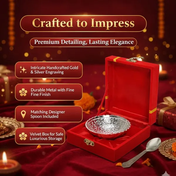 Copper_Silver_Plated_Decorative_Bowl_&_Spoon_Set_with_Red_Velvet_Box_–_Ornate_Floral_Design_–_Ideal_for_Diwali,_Wedding,_Anniversary,_Engagement,_Corporate_&_Pooja