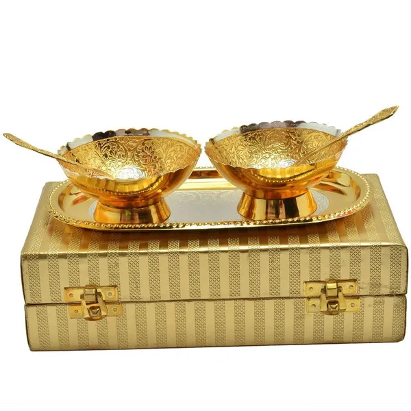 Copper_Brass_Modern_Bowl_Spoon_and_Tray_-_Set_of_5,_Gold