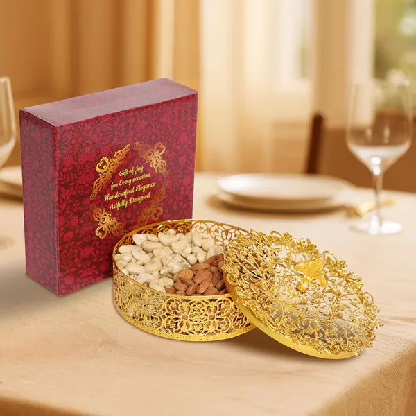 Copper_German_Golden_Dry_Fruits_Box,_Handcraft_Decorative_Jewelry_Box,_Multipurpose_Round_Glass_Mirror_Lid_Storage_Container_Organizer_for_Home_Décor