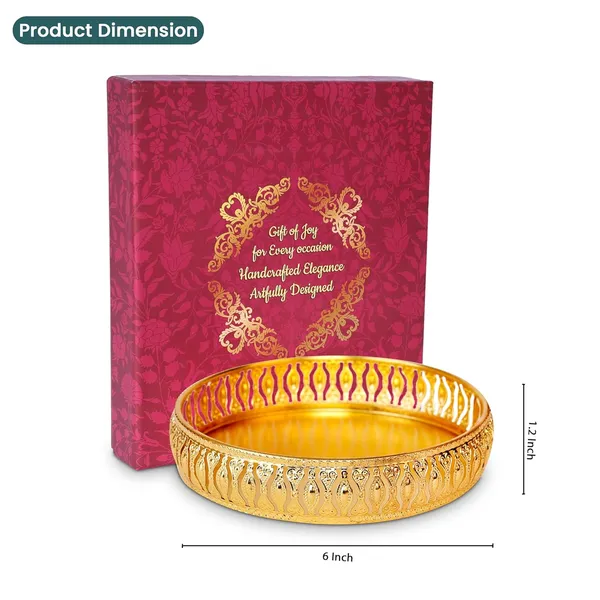 Copper_German_Silver_Golden_Tray_(6-Inch)_–_Decorative_Gift_for_Diwali,_Wedding,_Anniversary_&_Festivals_|_Includes_Gift_Box_for_Wedding,Housewarming,Birthday,Gathering_retrun_Gift