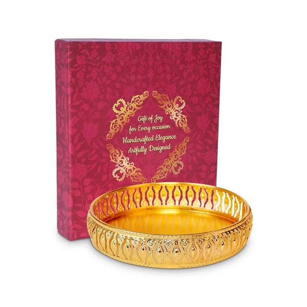 Copper_German_Silver_Golden_Tray_(6-Inch)_–_Decorative_Gift_for_Diwali,_Wedding,_Anniversary_&_Festivals_|_Includes_Gift_Box_for_Wedding,Housewarming,Birthday,Gathering_retrun_Gift