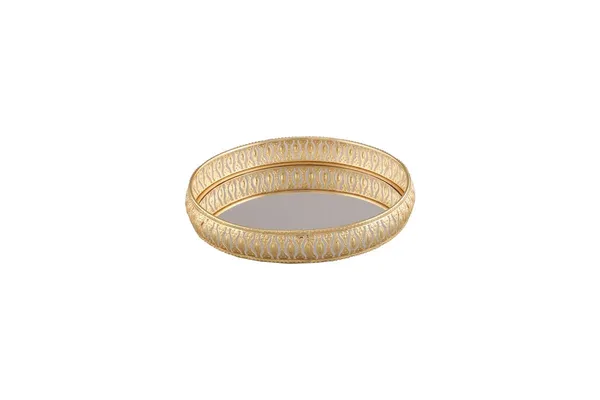 Copper_Round_German_Golden_Plated_Tray|Round_Decorative_Tray|Best_Gift_for_Pooja|_Décor|_Diwali_|Anniversary_|House_Warming_Birthday_(Pack_of_1)_Size:_8x8_Inches,Design_9
