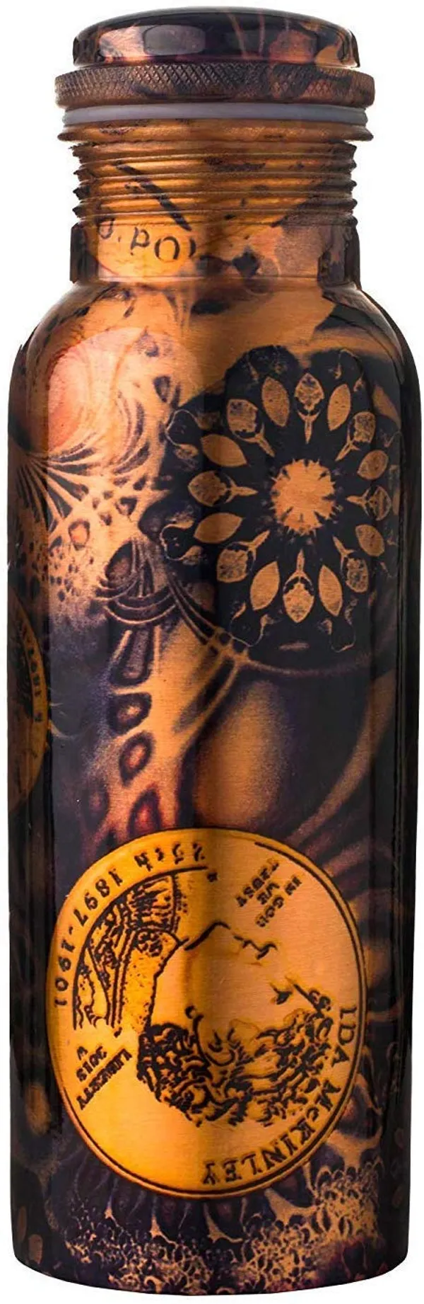 Copper_Printed_Copper_Water_Bottle,_1_Litre;_Set_Of_1,_Multicolor