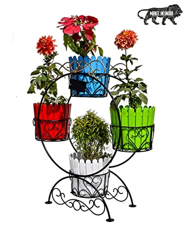 Copper_4_Tier_Black_Ring_Plant_Metal_Pot_Stand_Display_Shelf_Indoor_Outdoor_Flower_Rack_Holder_-_Planter_Shelves_For_Indoor_Oxygen_Plants_With_Earthen_Pots