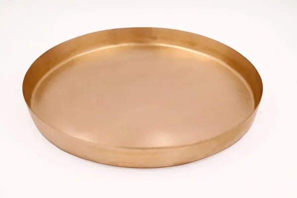 Copper_Kansa_Bronze_Bhoojan/Dinner_Thali_Set(Gold,Set_of_6_Piece)