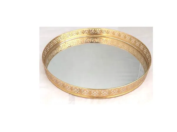 Copper_Metal_Round_Serving_Decorative_Laser_Cut_Tray_with_Gold_Electroplating_for_Centre_Table_and_Home_Decor_[_-_8_x_1.25_inches]
