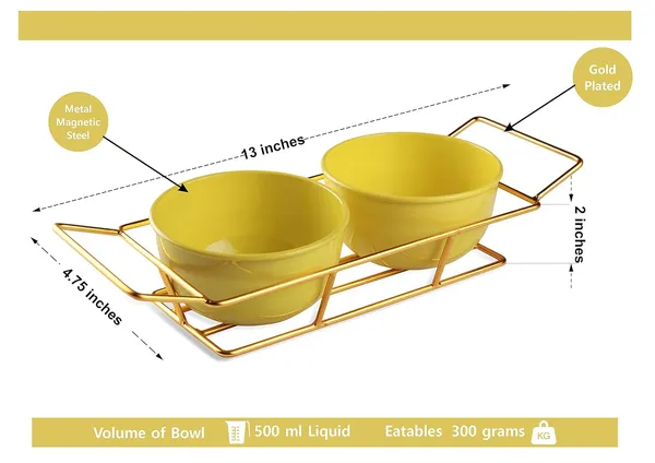 Copper_Serving_Two_Lime_Yellow_Powder_Coated_Metal_Bowl_Set_with_Gold_Plated_Wire_Tray_Server_Set_for_Center_Table_for_Guest_Wedding_Return_Gifts_and_Dining_Table