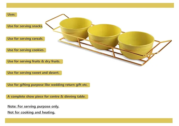 Copper_Serving_Three_Lime_Yellow_Powder_Coated_Metal_Bowl_Set_with_Gold_Plated_Wire_Tray_Server_Set_for_Center_Table_for_Guest_Wedding_Return_Gifts_and_Dining_Table