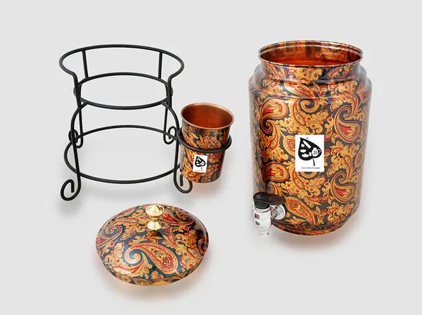 Copper_Water_Dispenser_Printed_Matka_Tank_Pot_with_1_Glass_and_Stand_-_5000_ml
