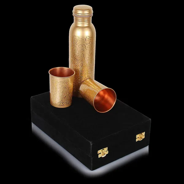Copper_Floral_Copper_Bottle_with_2_Glass_1000_ml_Count_1_Copper_Color