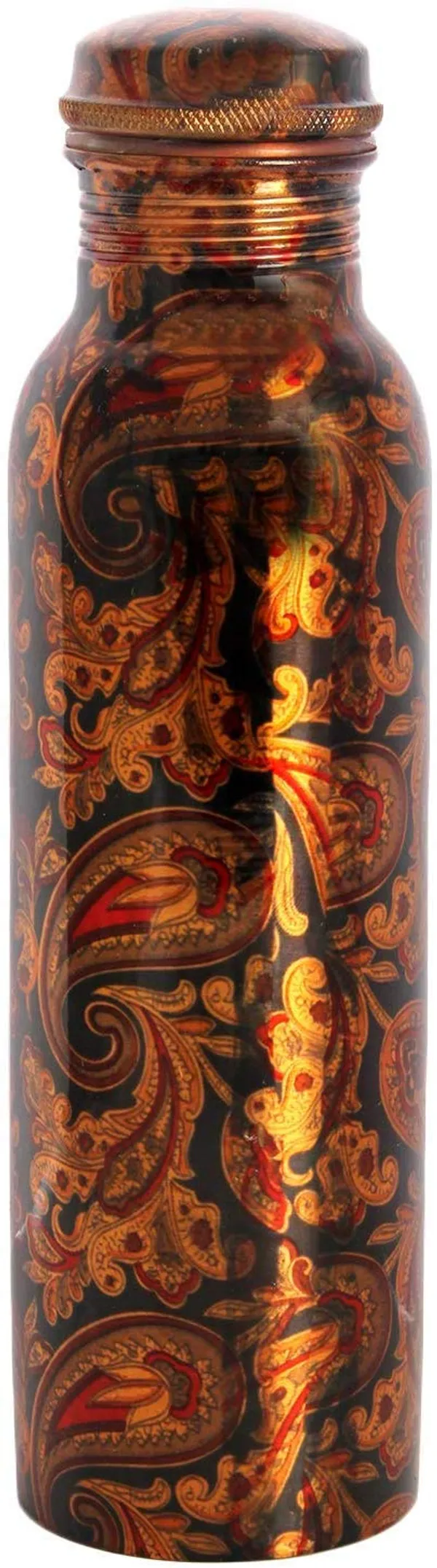 CopperTM_Pure_Copper_Bottle,Printed_Engraved_&_Antique_Design,_No_Joint,_100%_Pure_Copper_Bottle,_Copper_Bottle_for_Water_1_Liter