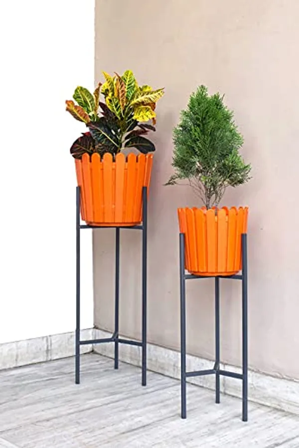 Copper_2_Tier_Metal_Black_Plant_Pot_Stand_Display_Shelf_Indoor_Outdoor_Flower_Rack_Holder_-_Planter_Shelves_for_Indoor_Oxygen_Plants_with_Earthen_Pots