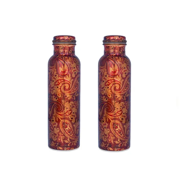 Copper_Printed_Copper_Water_Bottle_1_Liter_Leak_Proof_Lacquer_Coated_Pure_Copper_for_Travelling_Purpose,Yoga_Ayurveda_Healing_Health_Benefits,_1000_Ml(Pack_of_2)