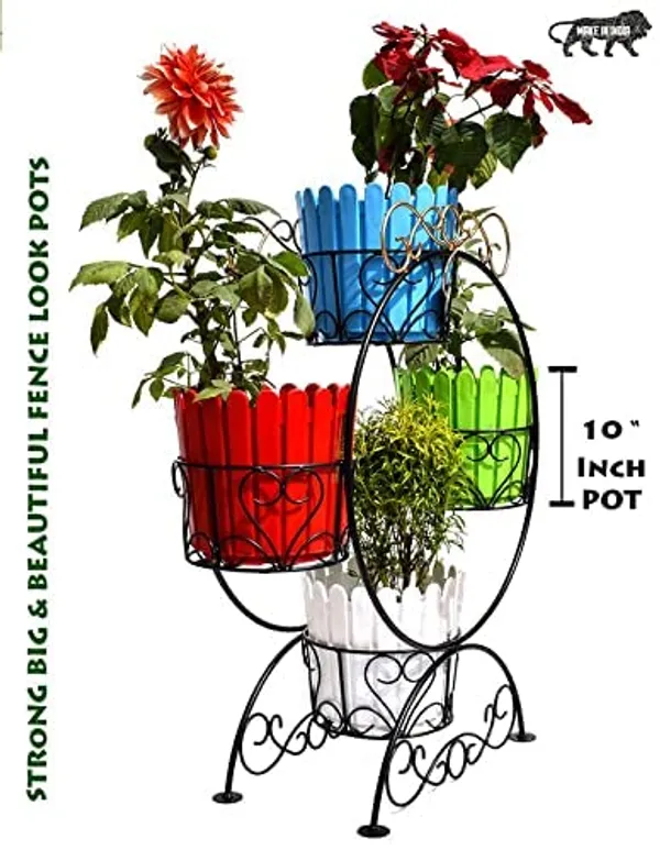 Copper_4_Tier_Black_Ring_Plant_Metal_Pot_Stand_Display_Shelf_Indoor_Outdoor_Flower_Rack_Holder