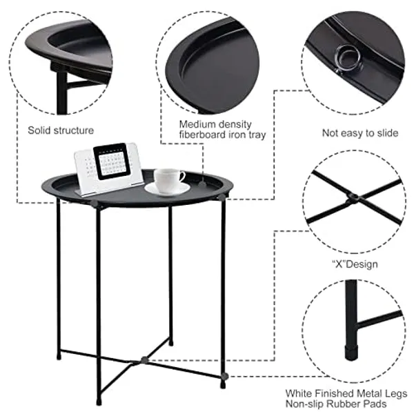 Copper_Table_for_Living_Room_|_Camping_Table_Foldable