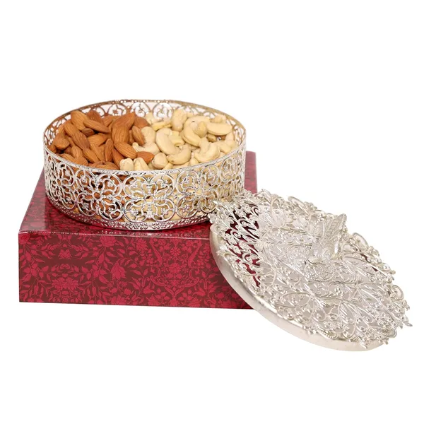 Copper_German_Silver_Dry_Fruits_Box,_Handcraft_Decorative_Jewelry_Box,_Multipurpose_Round_Lid_Storage_Container_Organizer_for_Home_DécoR_Wedding_Gifts_Return_gifts