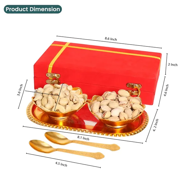 Copper_German_Silver_and_Gold_Plated_Metal_2_Bowls_Set_with_Tray_and_2_Spoons_-_in_Velvet_Gift_Box_for_Birthday_Home_Decor_Housewarming