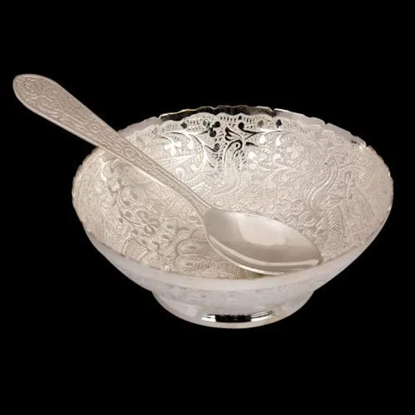 Copper_Metal_Floral_Dessert_Bowl