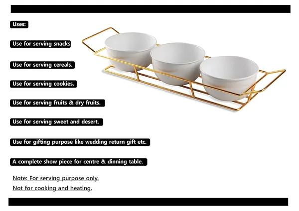Copper_Serving_Three_White_Powder_Coated_Metal_Bowl_Set_with_Gold_Plated_Wire_Tray_Server_Set_for_Center_Table_for_Guest_Wedding_Return_Gifts_and_Dining_Table_for_Guest_Refeshment