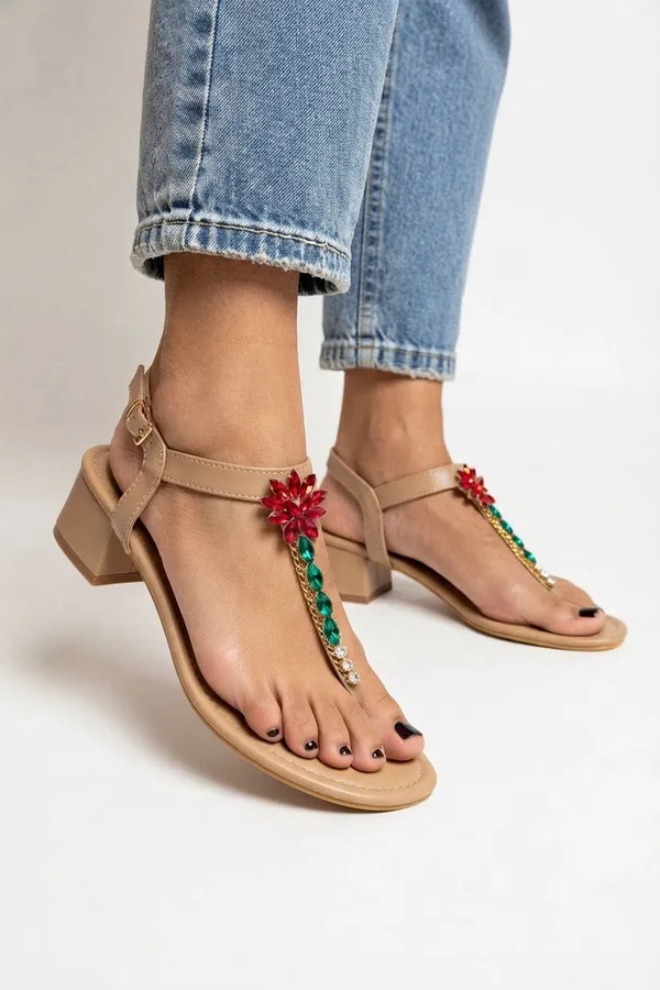 Aurelia_Bloom_Embellished_T-Strap_Block_Heel_Sandals_For_Women_|_2_Inches