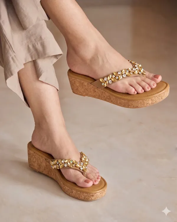Golden_Glow_Wedges_For_Women_|_2_Inches