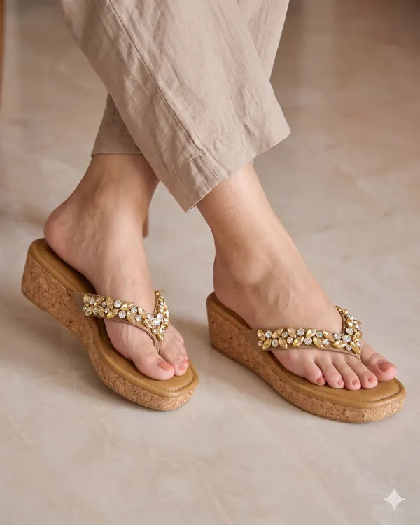 Golden_Glow_Wedges_For_Women_|_2_Inches
