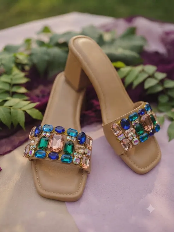 Elegant_Multicolor_Rhinestone_Block_Heel_Sandals_For_Women_|_2_Inches