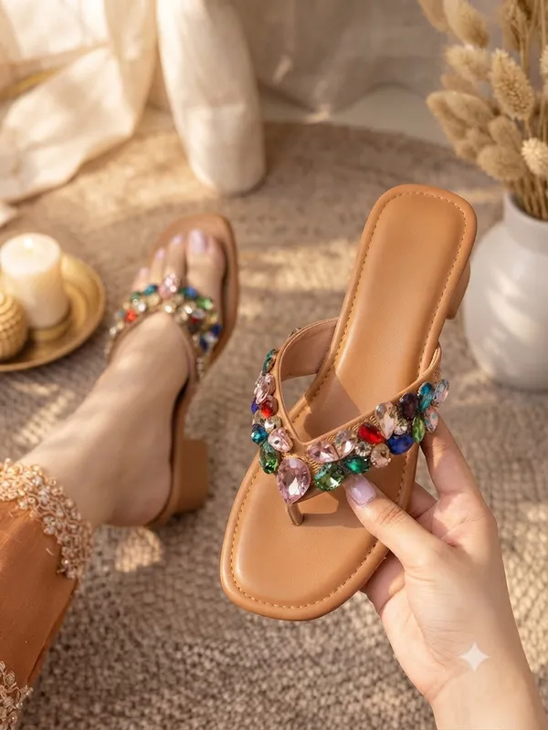 Rangrez_Jewel_Block_Heels_For_Women_|_2_Inches