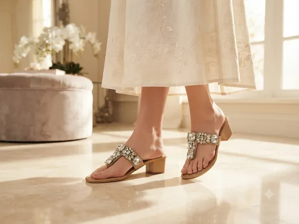 Regal_Crystal_T-Strap_Block_Heels_For_Women_|_2_Inches