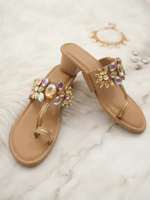 Royal_Bloom_Crystal_Block_Heels_For_Women_|_2_Inches