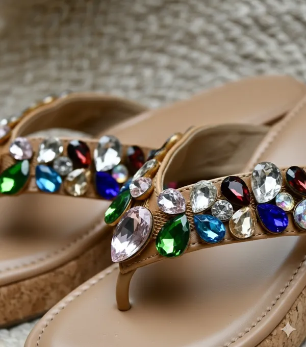 Brown_Leather_Gem_Garden_Wedges_For_Women