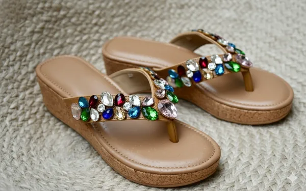 Brown_Leather_Gem_Garden_Wedges_For_Women