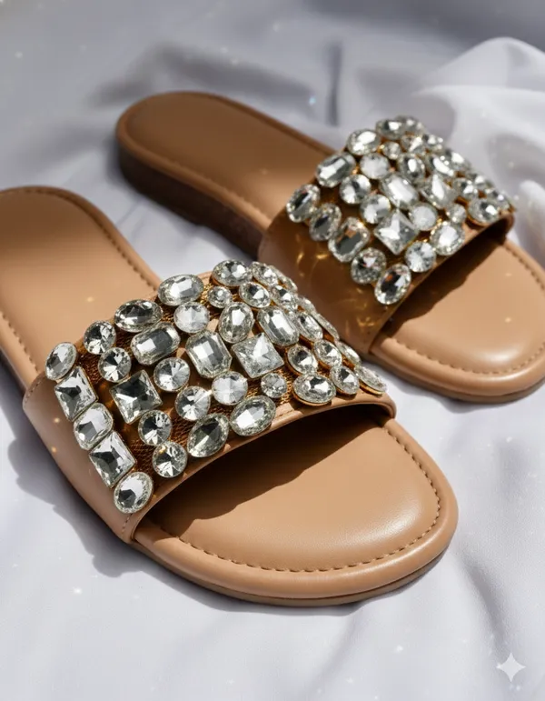 Brown_Polyster_Belezza_Flats_For_Women