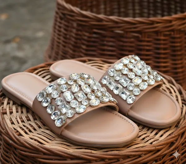 Brown_Polyster_Belezza_Flats_For_Women