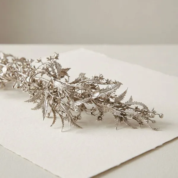 Silver_Artificial_Leaves_And_Wire_Leaf_Wreath_For_Home_Decor