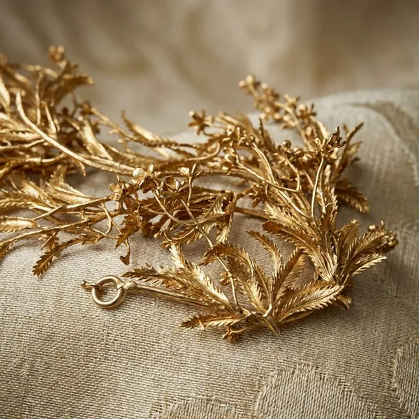 Golden_Artificial_Foliage_And_Wire_Botanical_Wreath_For_Home_Decor