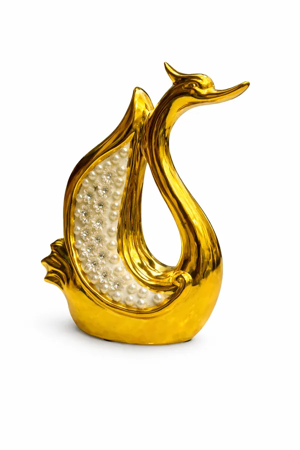 Glossy_Golden_Resin_With_Pearl_And_Crystal_Goldenen_Swan_Pearl_Showpiece_For_Home_Decor