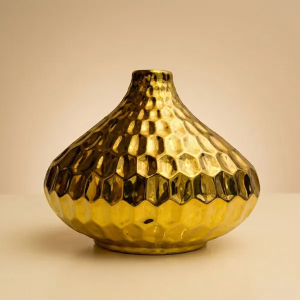 Golden_Ceramic_Honeycomb_Golden_Decorative_Bowl_For_Home_Decor